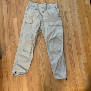 Men's Beige Cargo Pants